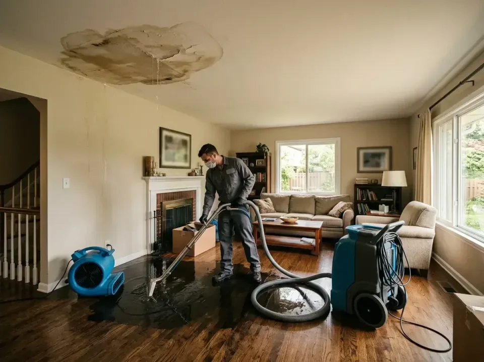 attic-pipe-burst-ceiling-drip-008 — frequently asked questions, Water Damage Restoration & Carpet Care in Jonestown, TX